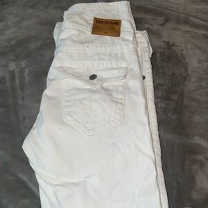 True Religion Men's Crisp White Jeans